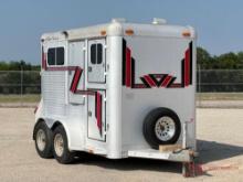 1993 4-STAR ALUMINUM 2-HORSE TRAILER