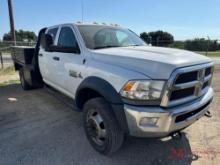 2015 RAM 5500 FLAT BED TRUCK