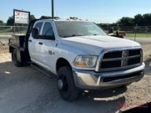 2011 RAM 3500 HEAVY DUTY FLAT BED TRUCK