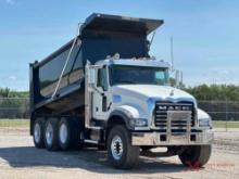 2022 MACK GRANITE GR64FR TRI-AXLE DUMP TRUCK