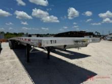 2013 MAX MISER REITNOUER 53' ALUMINUM FLATBED TRAILER