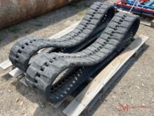 (2) USED RUBBER TRACKS