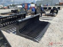 NEW KC 72" ROCK BUCKET SKID STEER ATTACH