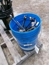 (0680)  BUCKET OF SMALL HAND WRENCHES