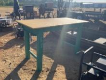 2170 - 32" X 50" STEEL WORK TABLE
