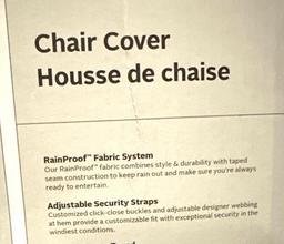 NIB Classic Accessories Patio Chair Cover