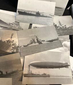 32 Navy Postcards Battleships Submarines, Cruisers etc