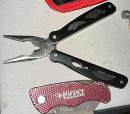 6 Pocket Knives/ Multi Tools