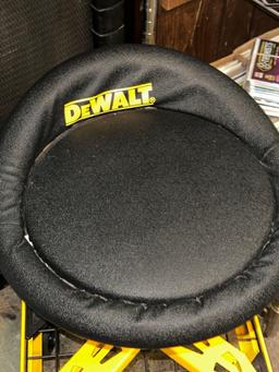 Heavy Duty Dewalt Roller Adjustable Chair- holds up to 400lbs