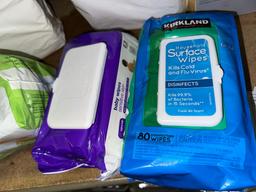 Assorted Cleaning and Baby Wipes