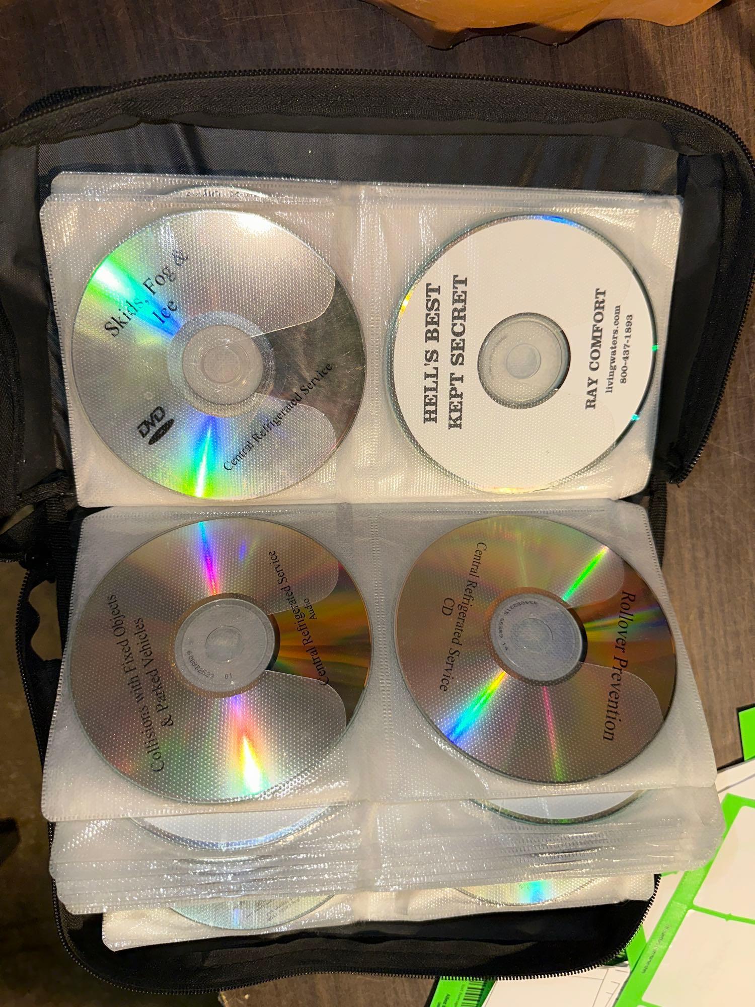 Binder full of CD's and DVD's