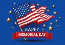 Happy Memorial Day!!! We WILL Be Open on Monday for Pickup