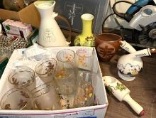Vintage/Antique Glass and pottery items