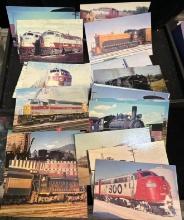 32 Railroad Post Cards