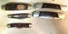 Vintage Pocket Knife Lot including Buck, Case Craftsman and Boy Scout