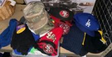 Lot of Hats, Beanies, Gloves and scraves