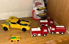 Lot of VTG Toy cars and Transformer