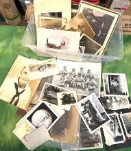 Lot of Black and White Photos-late 1800's-1960's- Some Military
