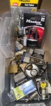 Various size Master Locks and more 15+ with Keys