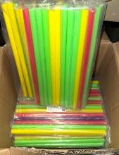 500 New 11" Individually Wrapped Jumbo Straws