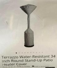 Terrazzo Round Stand up Patio Heater Cover 34" - New Out of Box