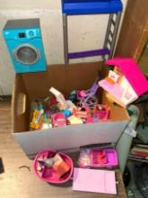Barbies and Accessories toy lot