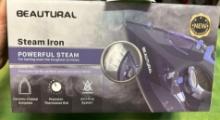 NIB Beautural Steam Iron Powerful Steam