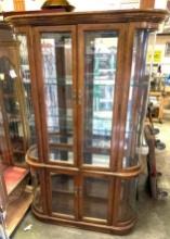 Lighted Curio Cabinet/ Display cabinet with 3 Glass Shelves 76" x 40"