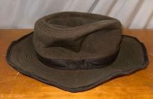 Vintage Dorfman Pacific Waxed Canvas Indiana Jones Hat