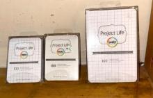 New Project Life Journal Grid Cards-2 packs 3x4 and 1 pack 4x6- 300 total