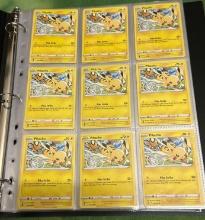 Binder of Pokemon Cards including Starcards, Pikachu Rocket (1995-98), Trainer cards etc