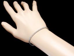 18k White Gold 4.60ct Diamond Bracelet