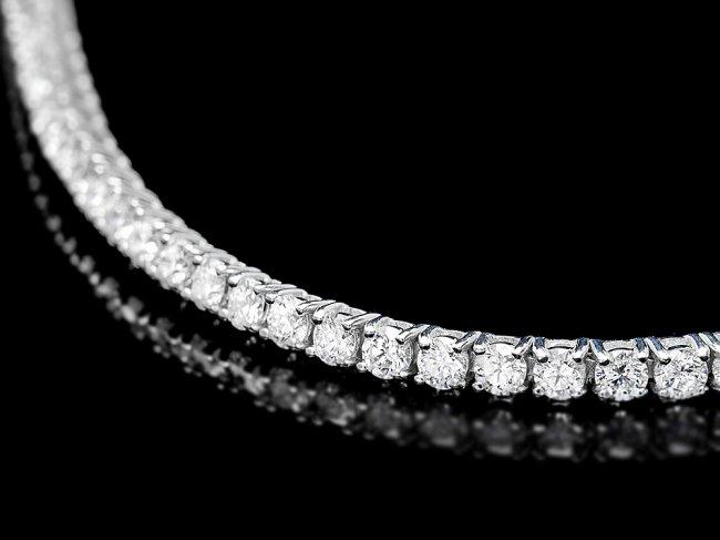 18k White Gold 3.20ct Diamond Bracelet