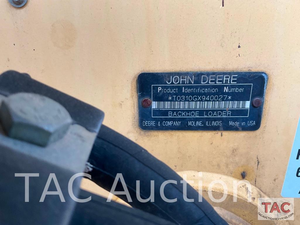 John Deere 310G 4WD Backhoe Loader