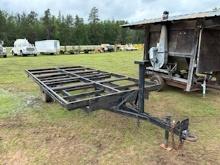 8'x16' Tilt top roller trailer