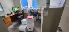 Contents of office, chair, file cabinets office