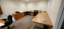 Office contents, tables, desk, file cabinets,