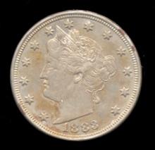 1883 ... No Cents ... High Grade ... Liberty Head Nickel