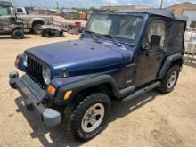 2000 JEEP WRANGLER | FOR PARTS/REPAIRS