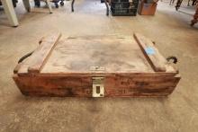 Wooden Military Crate
