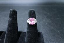 Sterling Silver Ring with CZ's