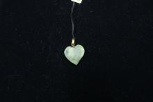 Genuine Jade Heart Pendant