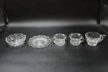 5 Heisey Glass Pieces