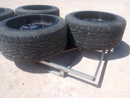 (4) American Warrior Wheels w/Tires 305/40 R 22
