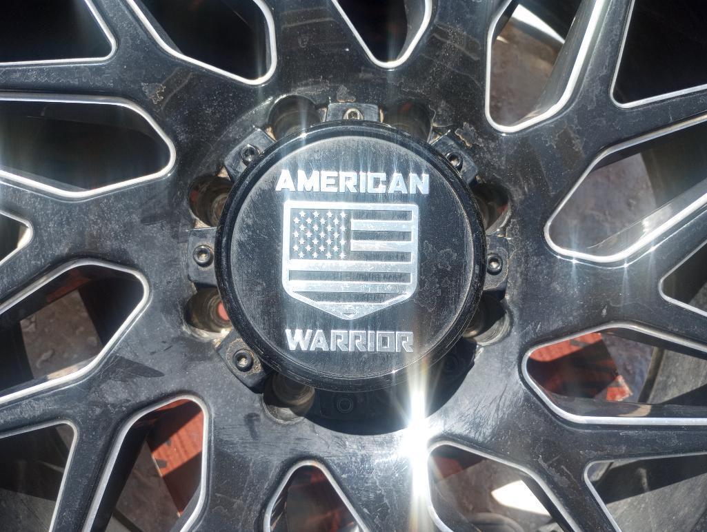 (4) American Warrior Wheels w/Tires 305/40 R 22