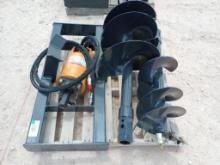 Unused Wolverine ADB-13-1218R Auger Drive w/(2) Auger Bits