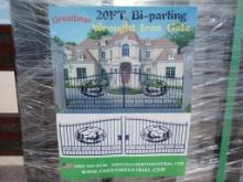 Unused Greatbear 20ft Bi-Parting Wrought Iron Gate