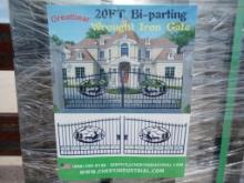 Unused Greatbear 20ft Bi-Parting Wrought Iron Gate