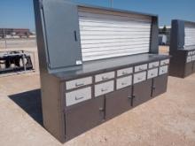 Unused 10Ft Work Bench Cabinet