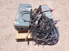 (2) Safety Switch Boxes, Electrical Wire